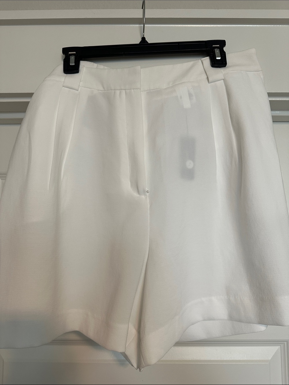 Express White Tailored Bermuda Shorts